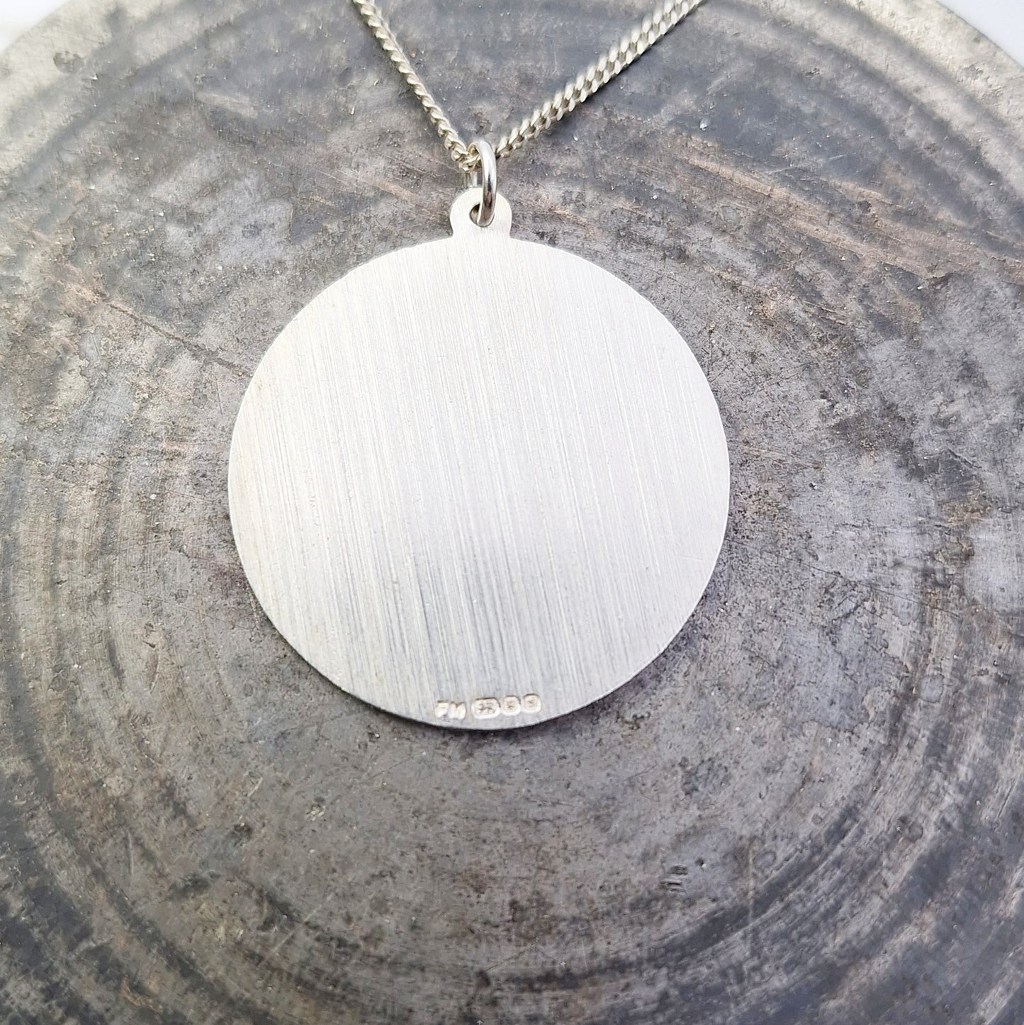 St Christopher's pendant. Silver. English made