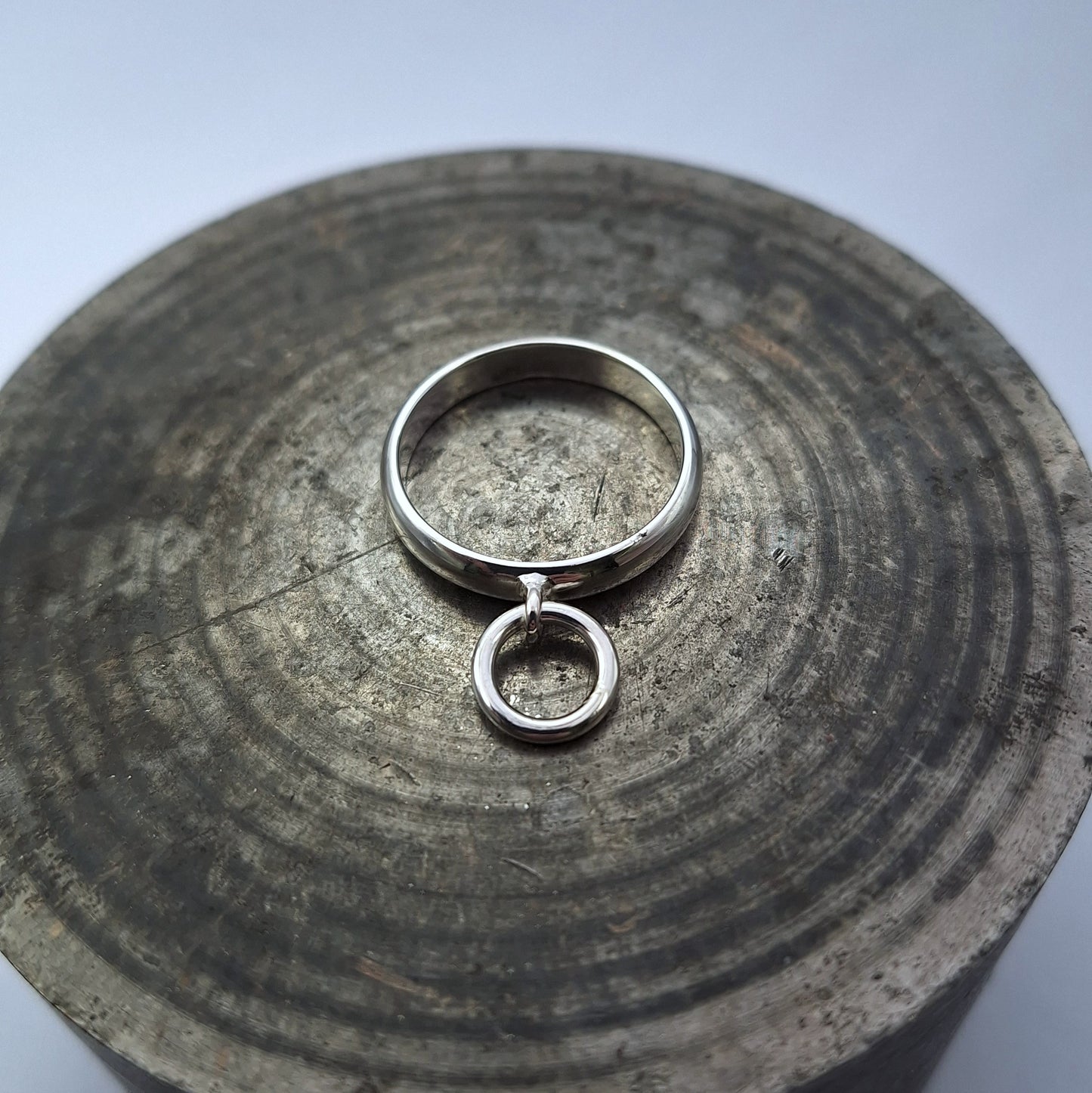 Silver Toggle Ring