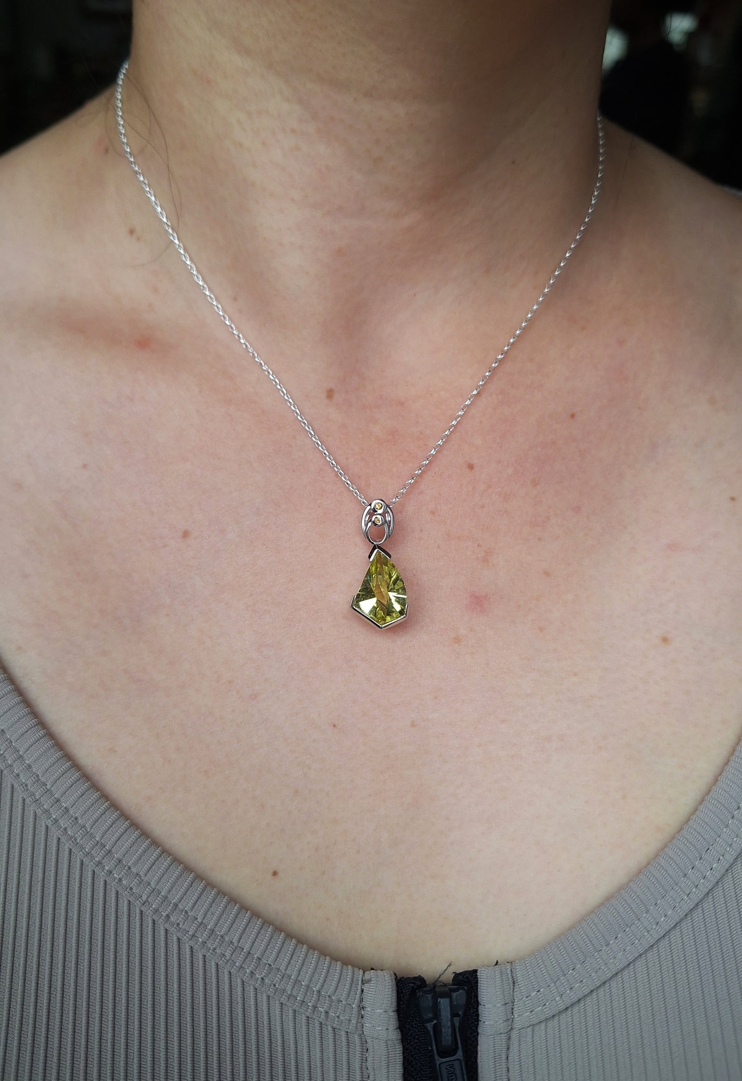 B&S Peridot pendant