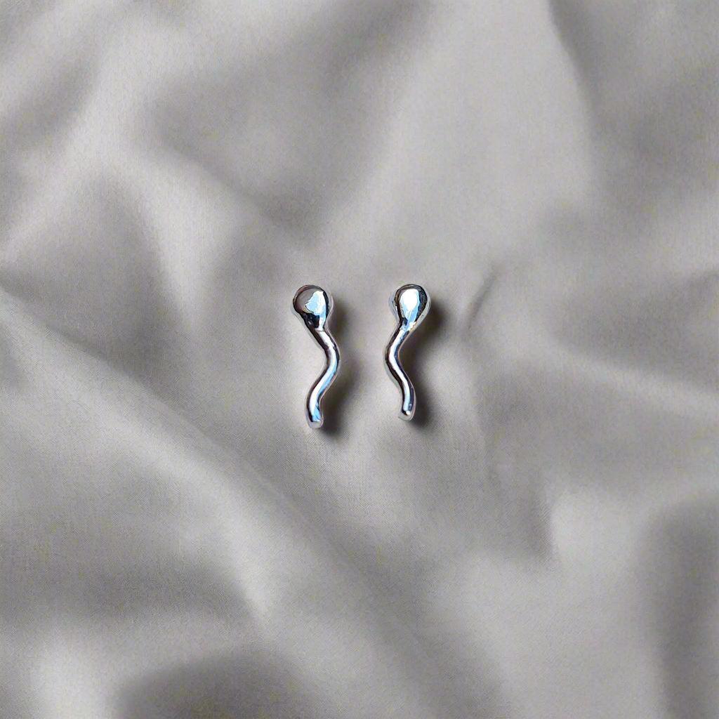 Silver nz made sperm studs