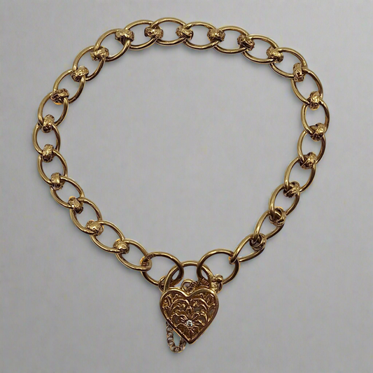 9ct gold vintage bracelet