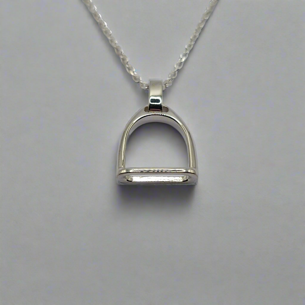 Nz made stirrup necklace