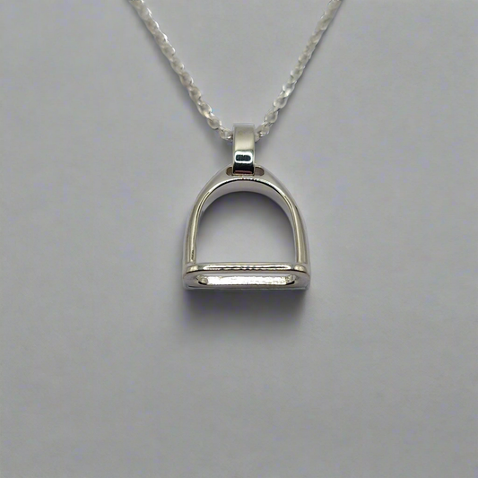 Nz made stirrup necklace