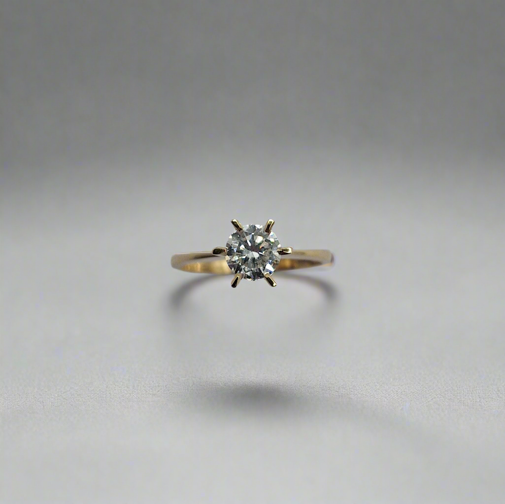 9ct diamond solitaire. 80ct