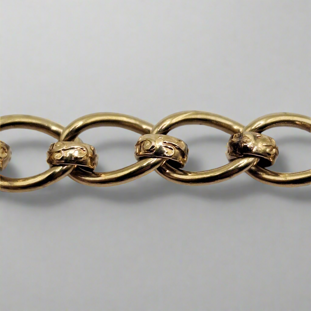 9ct gold vintage bracelet