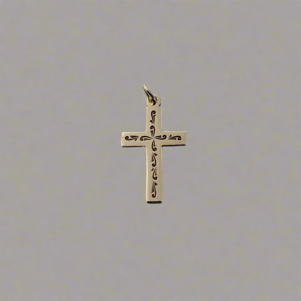 Vintage 9ct cross