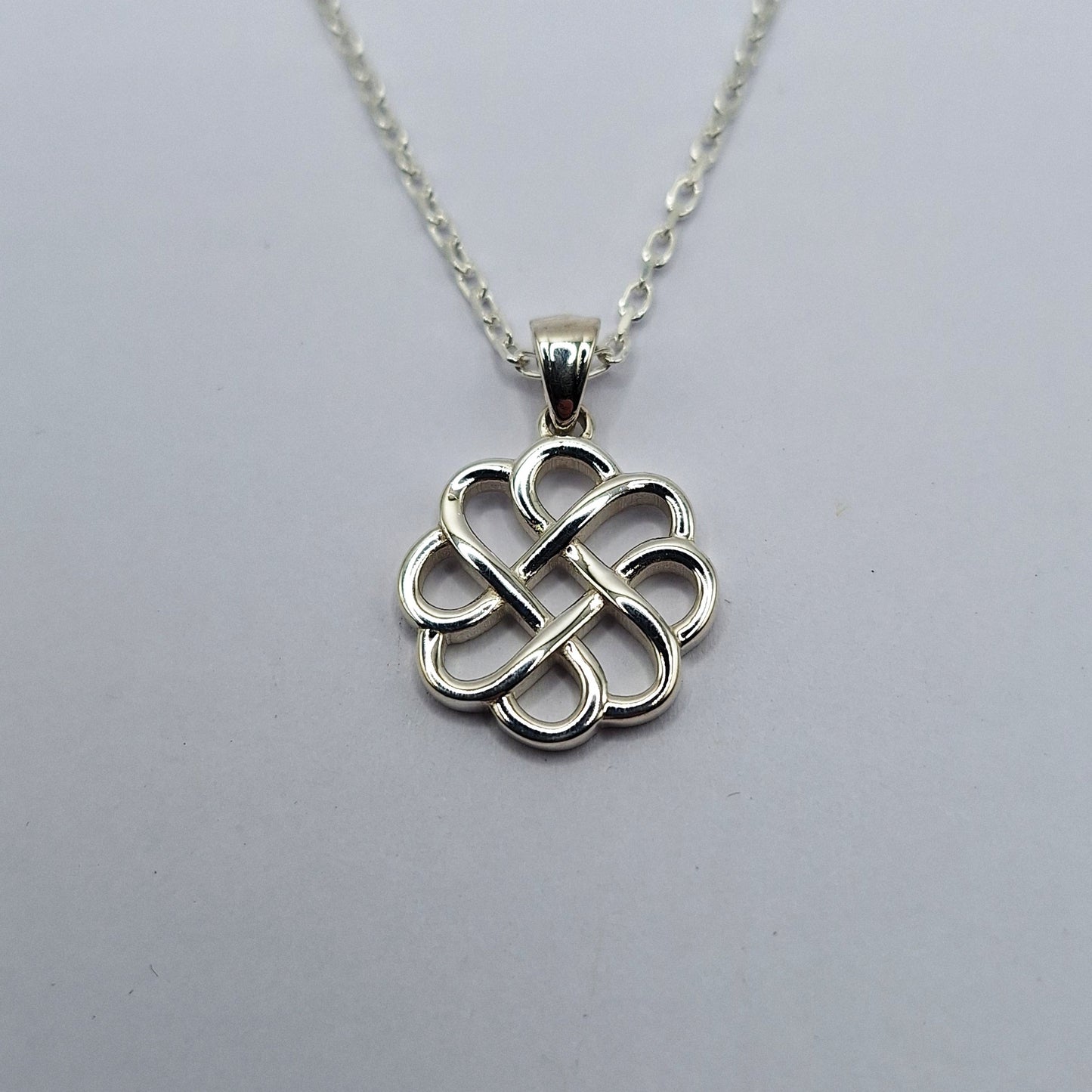 Silver Celtic necklace