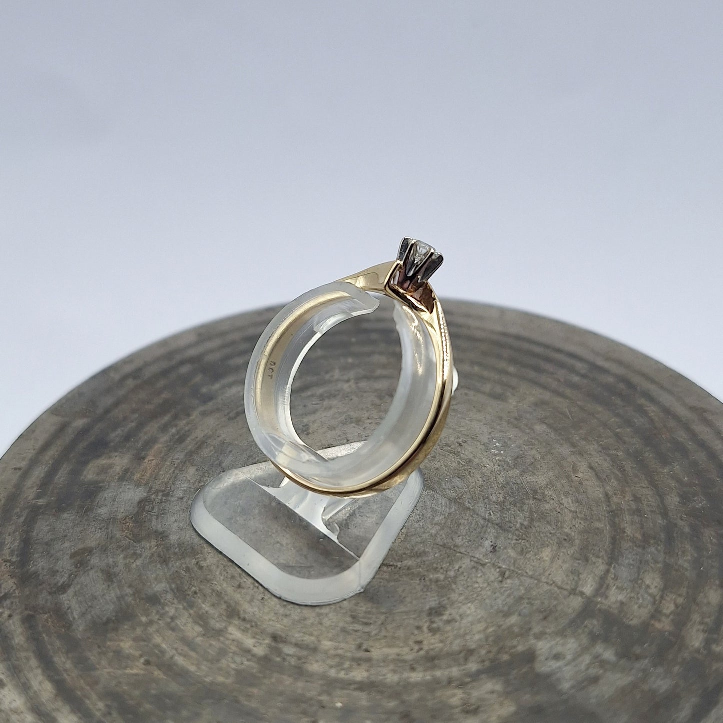 9ct vintage diamond solitaire 
