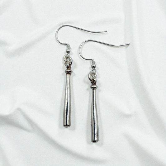 Groovy Baseball bat earrings