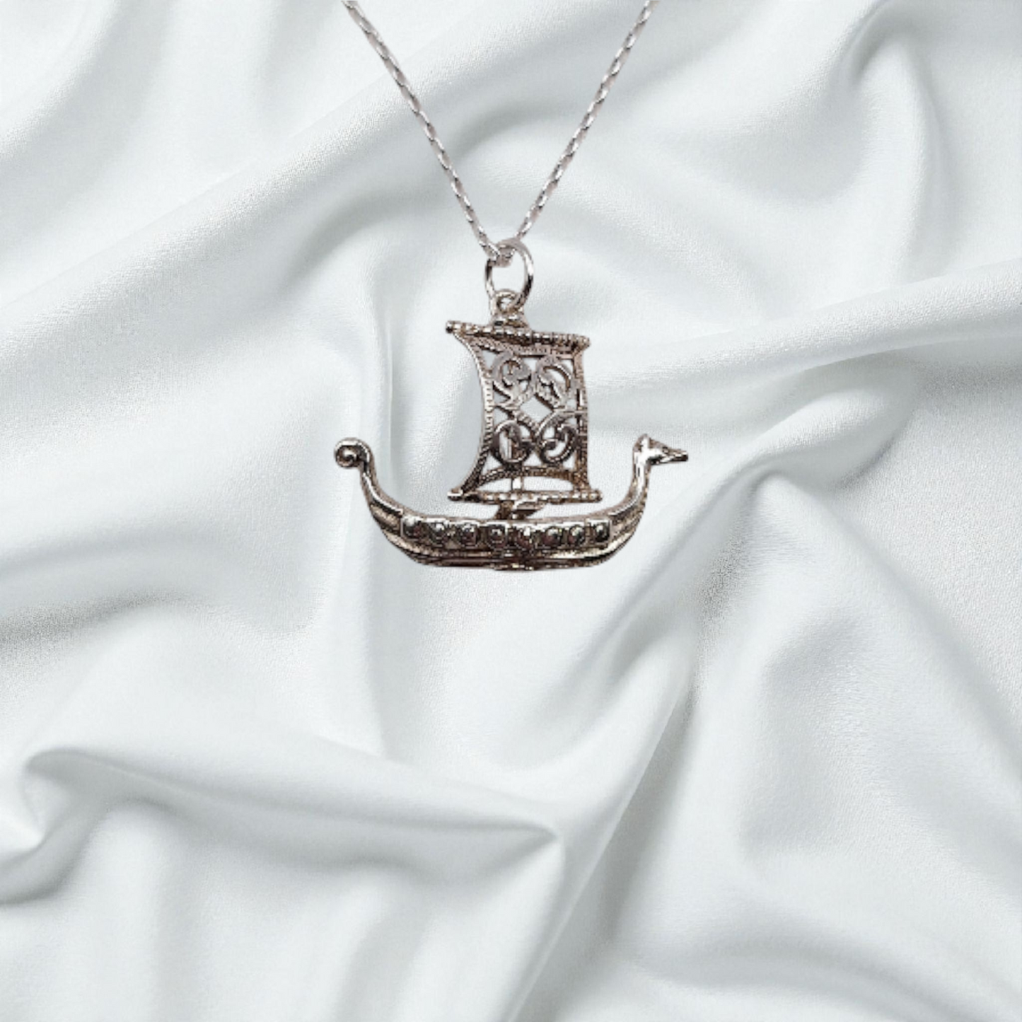 Viking Longship Necklace
