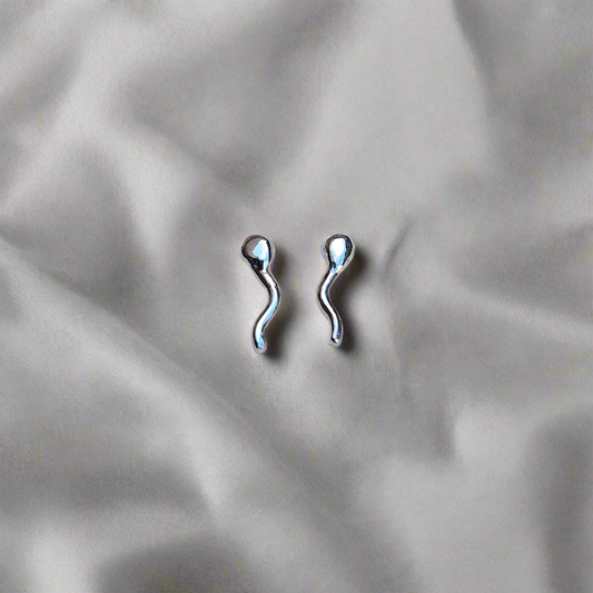Silver nz made sperm studs