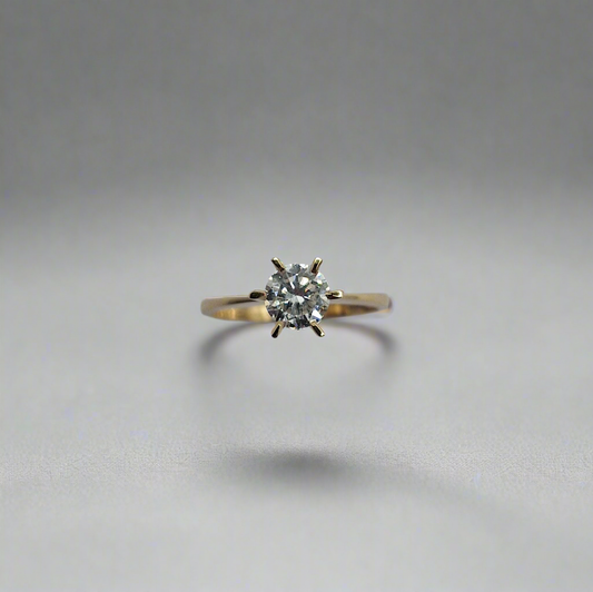 9ct diamond solitaire. 80ct