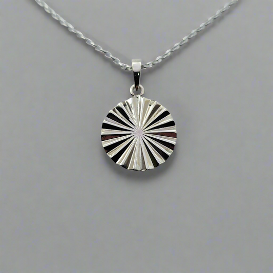 Silver Sun necklace 