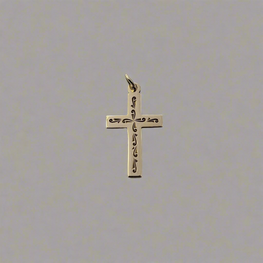 Vintage 9ct cross
